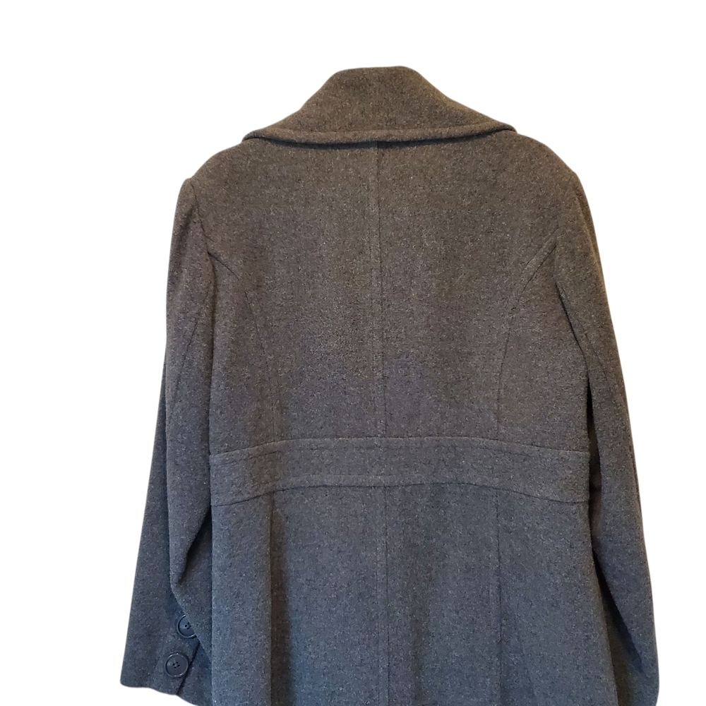 🇺🇸Lane Bryant Charcoal Wool Blend Coat Size 14/16W - Picture 3 of 5